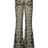 Gia Mesh Sequins Low Rise Flare