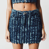 Karlie - Tufted Mini Skirt