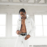 Jimmy Baby G Leather Flare
