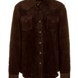 Stevie/Wide Wale Viscose Cord Western Shirt