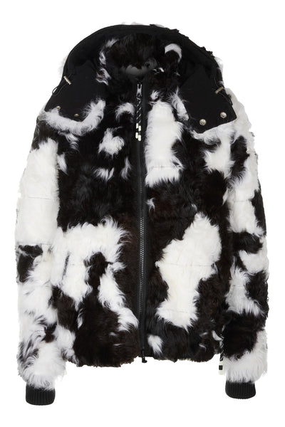 Jeffrey/Curly Spotted Lamb Down Jacket