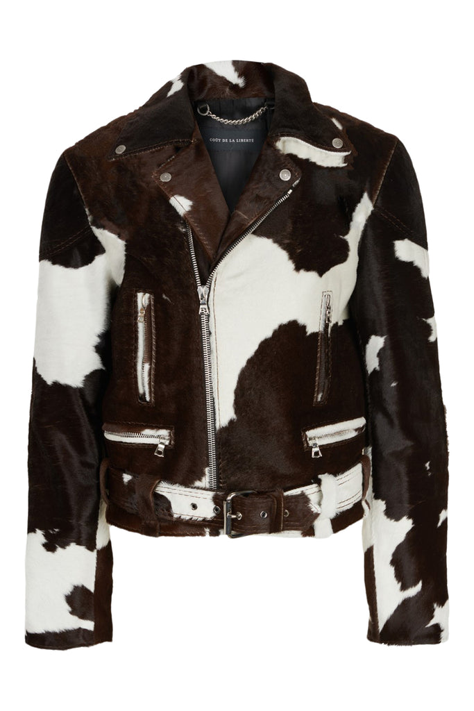 Cow print outlet jacket mens