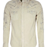 Stevie/Suede Western Shirt/Starburst