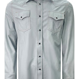 Stevie/Western Shirt/Leather