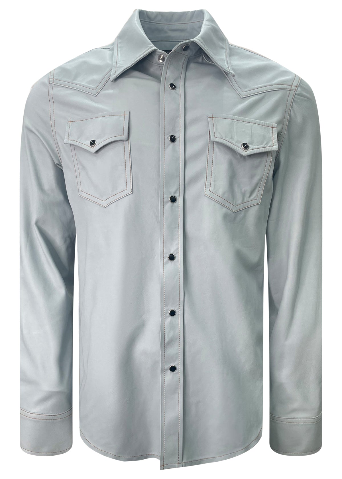 Stevie/Western Shirt/Leather