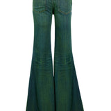 Linda/Stretch Denim Low Rise Super Flare