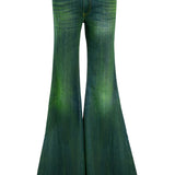 Linda/Stretch Denim Low Rise Super Flare