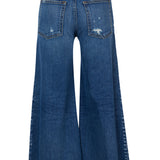Tyra Stretch Denim Cropped Gaucho
