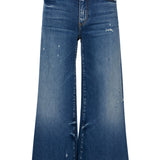 Tyra Stretch Denim Cropped Gaucho