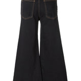 Tyra Stretch Denim Cropped Gaucho