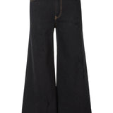 Tyra Stretch Denim Cropped Gaucho