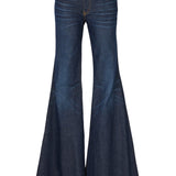 Linda/Stretch Denim Low Rise Super Flare