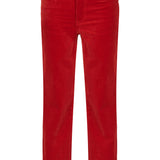 Candice/Stretch Velvet Cropped Skinny
