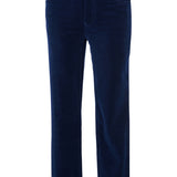 Candice/Stretch Velvet Cropped Skinny