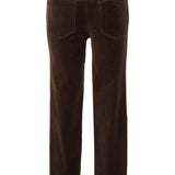 Candice/Stretch Velvet Cropped Skinny