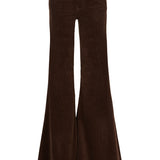 Natalia Stretch Cord Mid Rise Super Flare