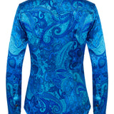 Rosie/Silk Charmeuse Western Shirt