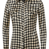 Rosie/Silk Charmeuse Western Shirt