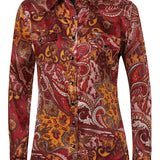Rosie/Silk Charmeuse Western Shirt