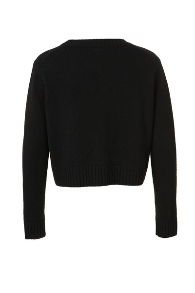 Beverly/Cashmere Cropped Sweater