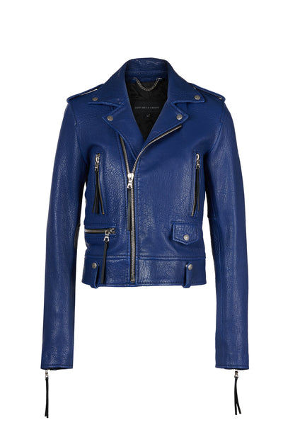 Cindy/Caravaggio Leather Moto Jacket