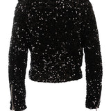 Cindy/Sequin Moto Jacket