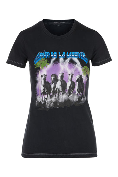 Kate/Wild Horses Cotton T-Shirt