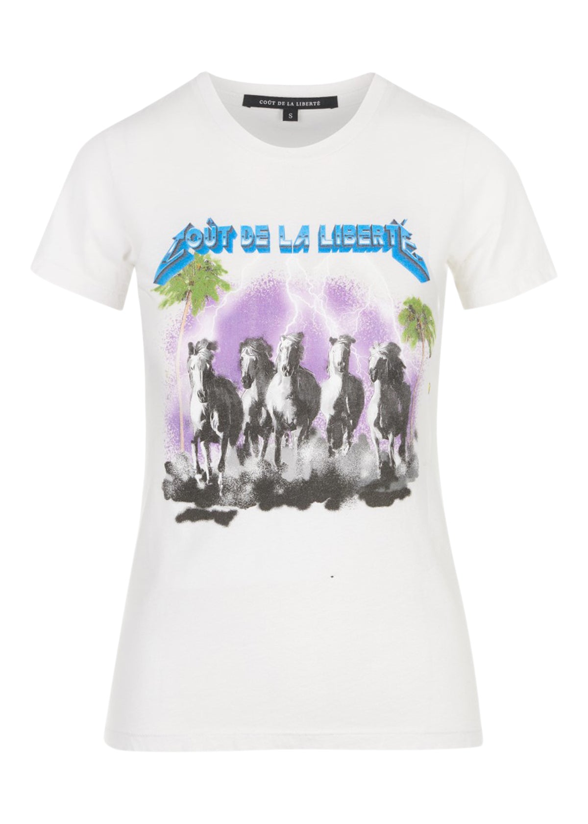 Kate/Wild Horses Cotton T-Shirt