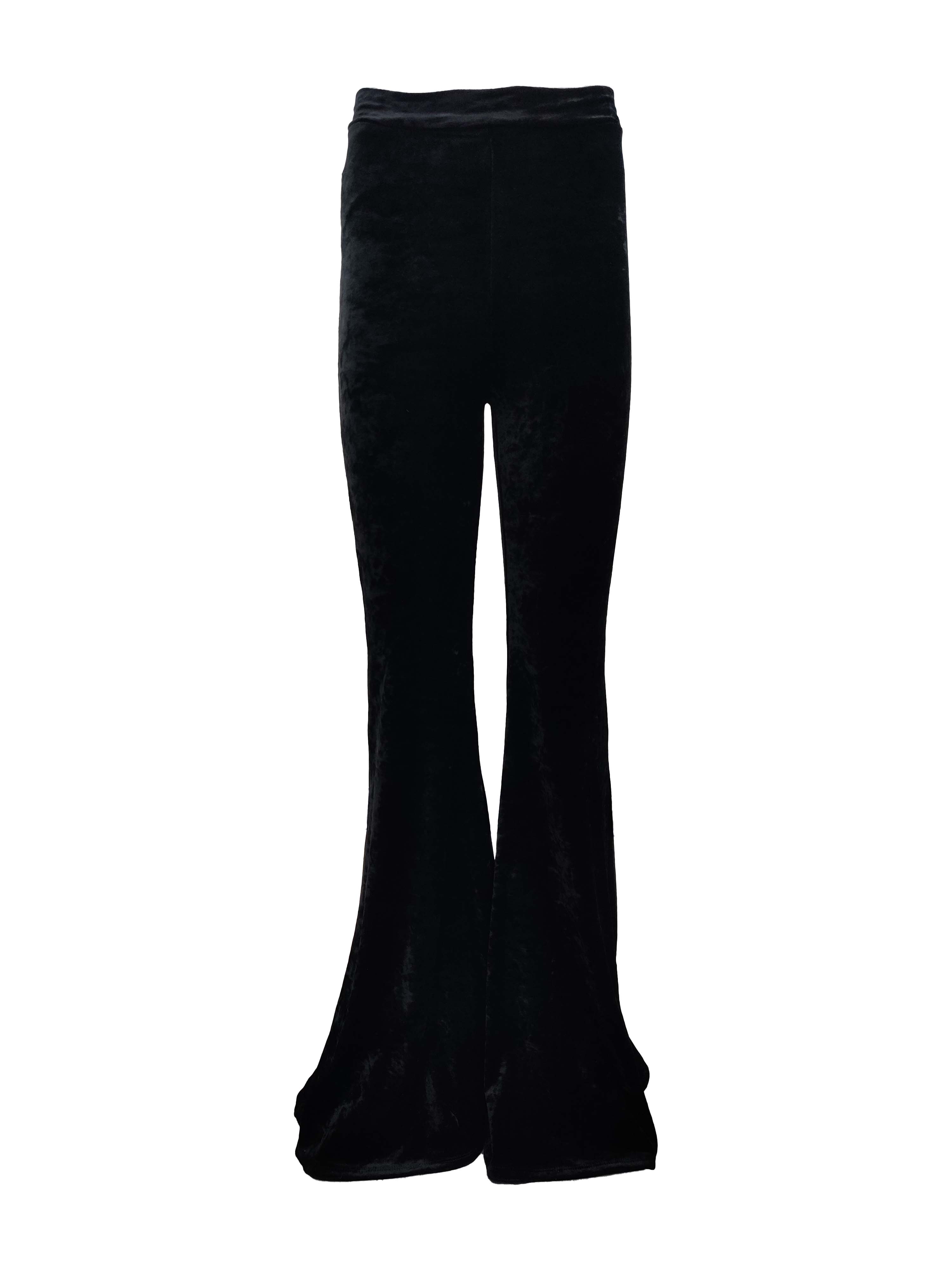 Annie Velour High Rise Flare