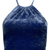 Olivia Halter Top Velour