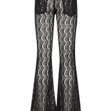 Gia/Organic Lace Low Rise Flare