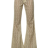 Gia/Organic Lace Low Rise Flare