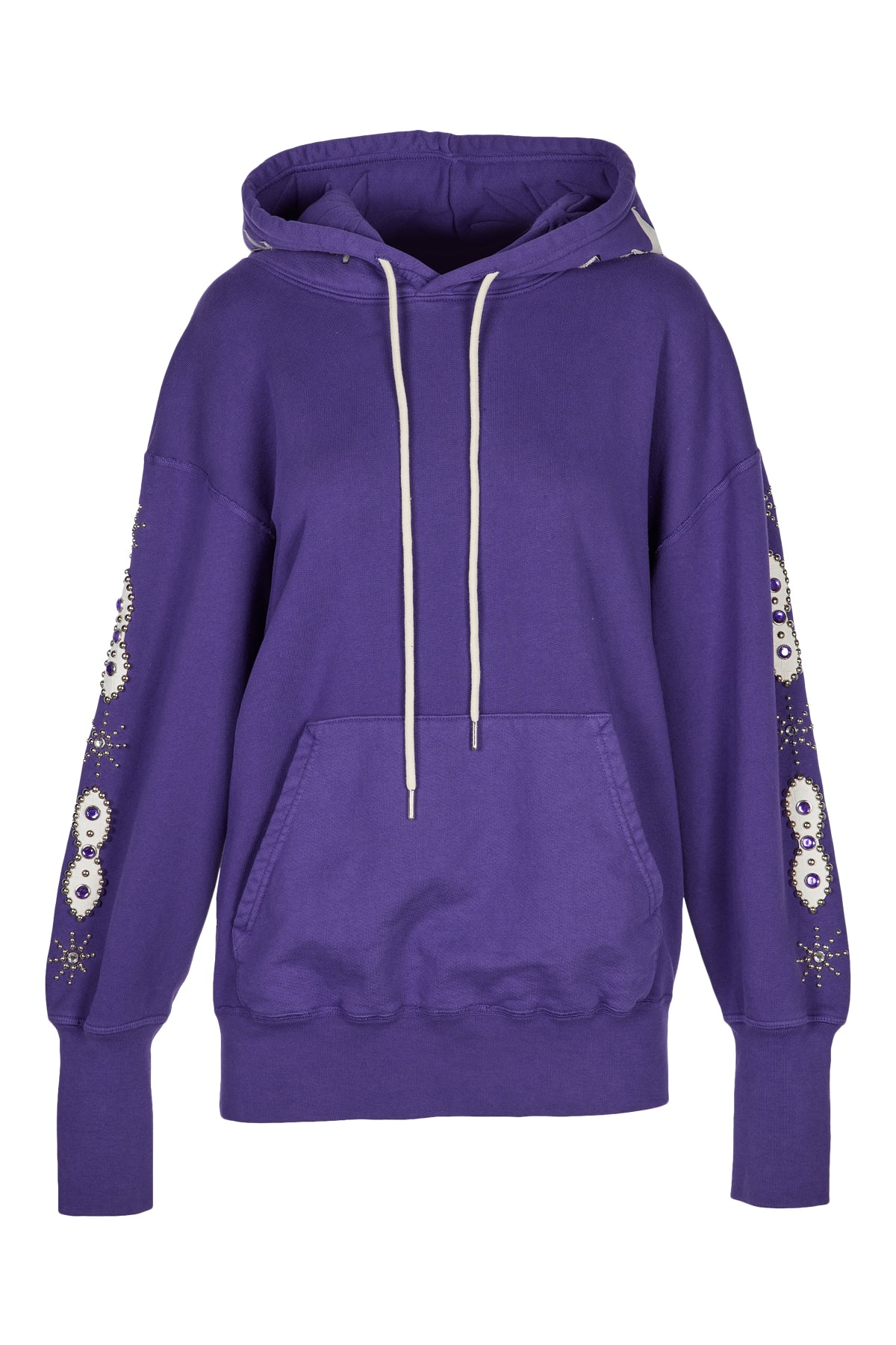 Ariana/Embellished French Terry Pullover Hoodie