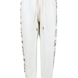 Jean/Embellished French Terry Sweatpants
