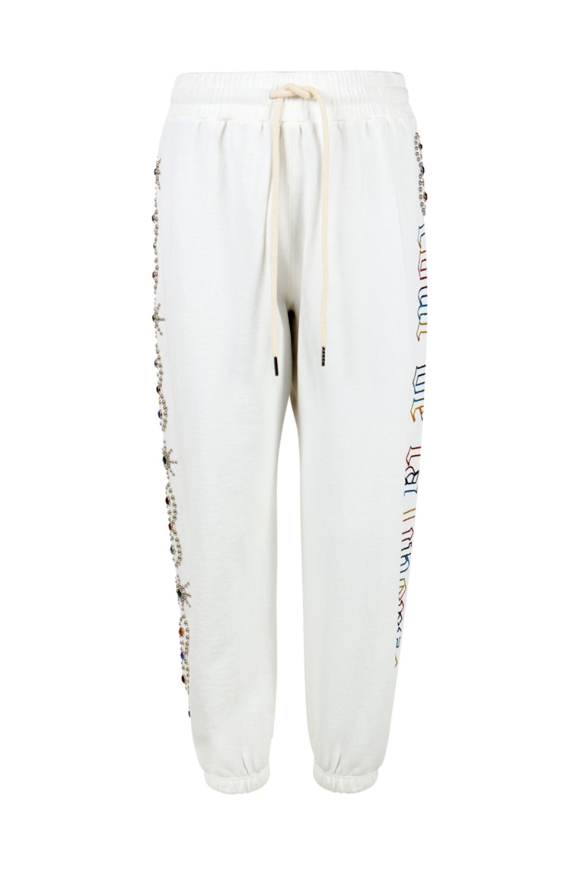 Jean/Embellished French Terry Sweatpants