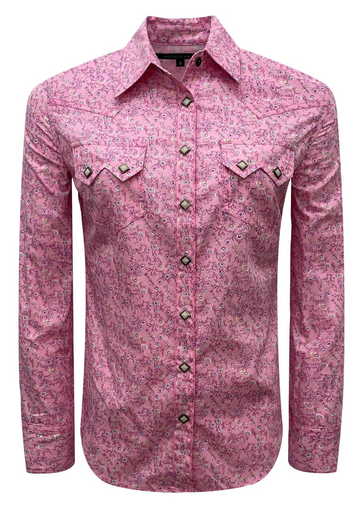 Maxine/Printed Cotton Western Shirt