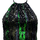 Olivia/Sequin Halter Top