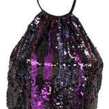 Olivia/Sequin Halter Top