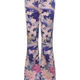 Denise/Vintage Silk Kimono High Rise Flare